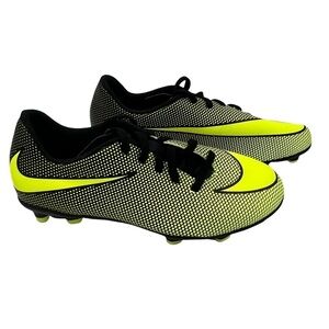 Nike Yellow Black Bravata II FG Soccer Cleats Size 3 Youth Kid’s